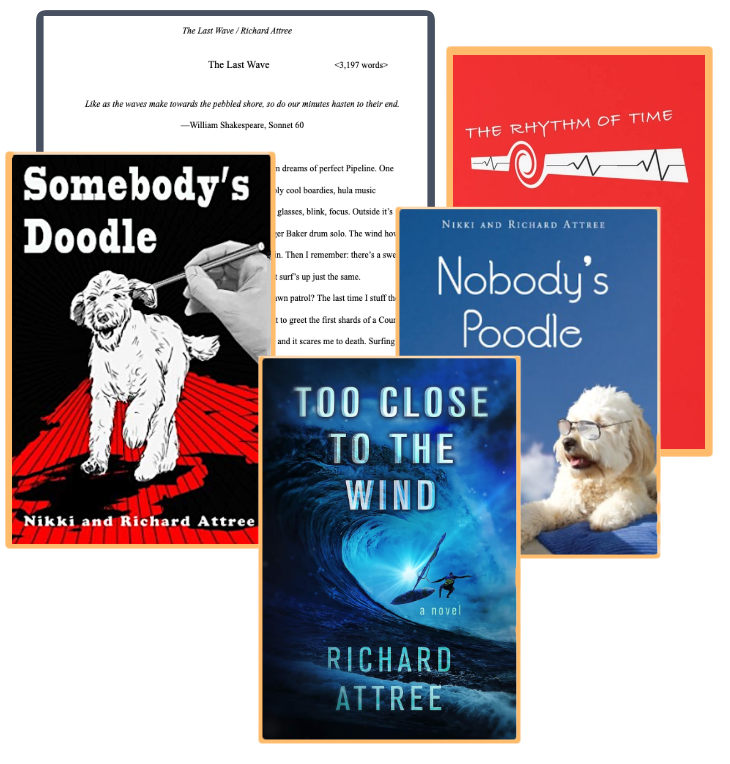 Richard Attree's book covers